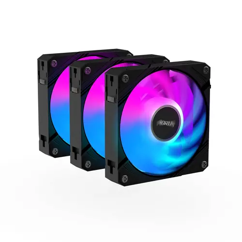 Σετ ανεμιστήρων GIGABYTE AORUS EZ CHAIN 120 Black 3-Pack ARGB - 2