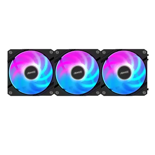 Set ventilatoare GIGABYTE AORUS EZ CHAIN 120 Black 3-Pack ARGB - 4