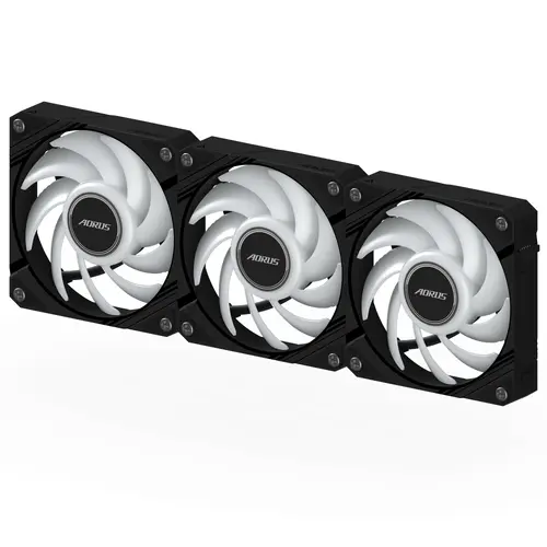 Set ventilatoare GIGABYTE AORUS EZ CHAIN 120 Black 3-Pack ARGB - 5