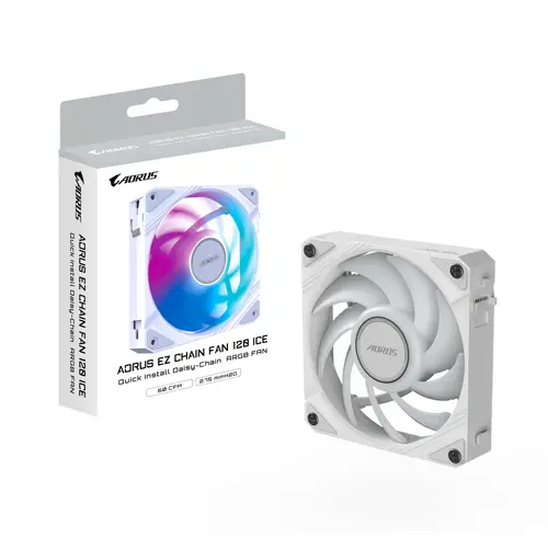 Вентилатор GIGABYTE AORUS EZ CHAIN 120 ICE ARGB - image 6