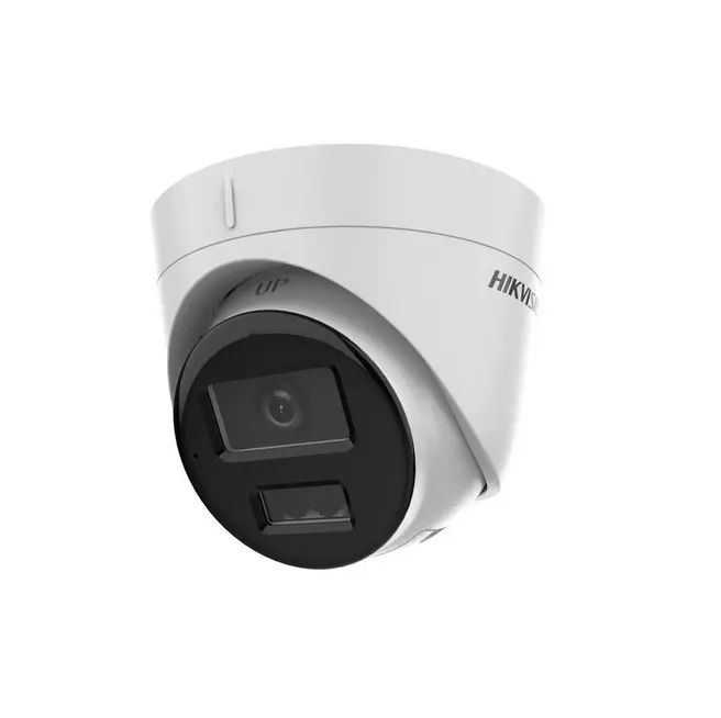 Камера, HikVision 4 MP Smart Hybrid Light Fixed Turret Network Camera, 2.8mm, IR, White Light up to 30m, 120 dB WDR, H.265+, IP67, built-in microphone, built-in memory card slot, support micro SDXC (512GB), 12Vdc/PoE 6.5W