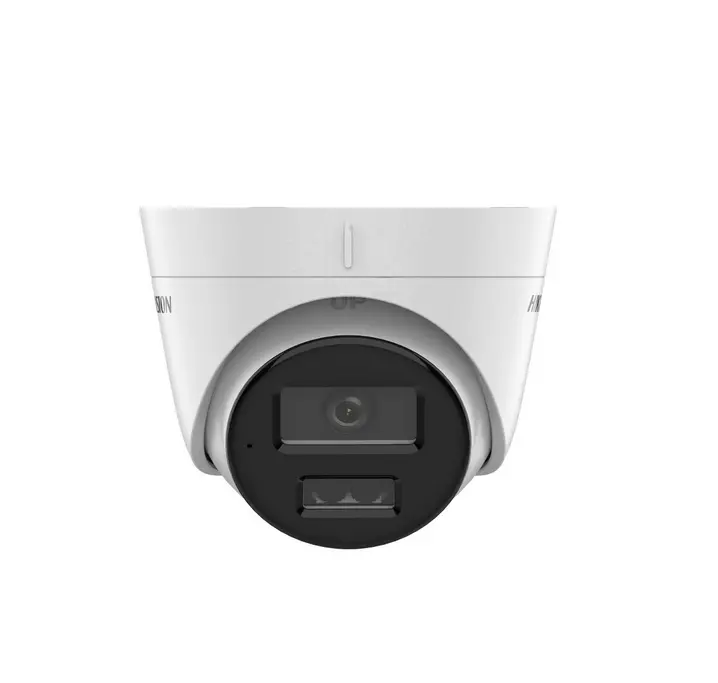 Cameră, HikVision 4 MP Smart Hybrid Light Fixed Turret Network Camera, 2.8mm, IR, White Light până la 30m, 120 dB WDR, H.265+, IP67, microfon - image 2