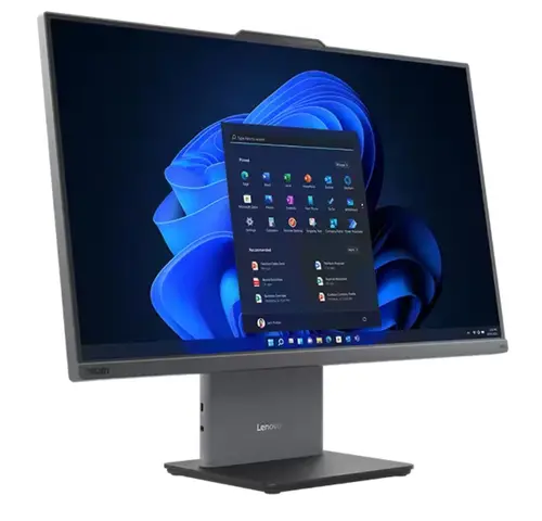 Настолен компютър - всичко в едно, Lenovo ThinkCentre neo 50a 27 G5 AIO Intel Core i7-13620H (up to 4.9GHz, 24MB), 16GB DDR5 5200MHz, 512GB SSD, 27" FHD (1920x1080) IPS AG, Intel UHD Graphics, WLAN, BT, 5MP Cam, KB, Mouse, Luna Grey, Monitor Stand, DOS, 3Y Onsite - image 1