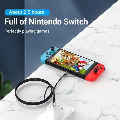 Vention Кабел USB 2.0 Type-C to Type-C - 1.0M Black 5A Fast Charge - TAEHF - image 5