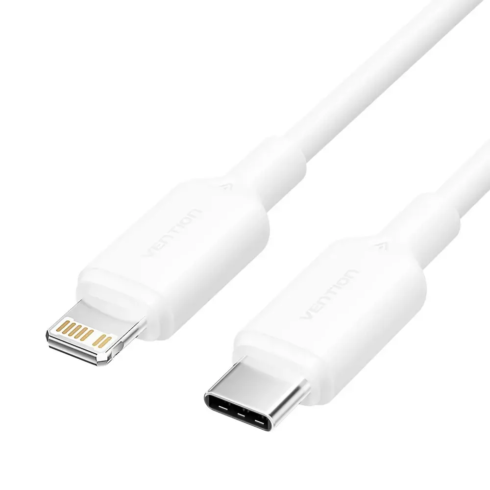 Vention Καλώδιο USB 2.0 Type-C σε Lightning 1m Λευκό - LAKWF