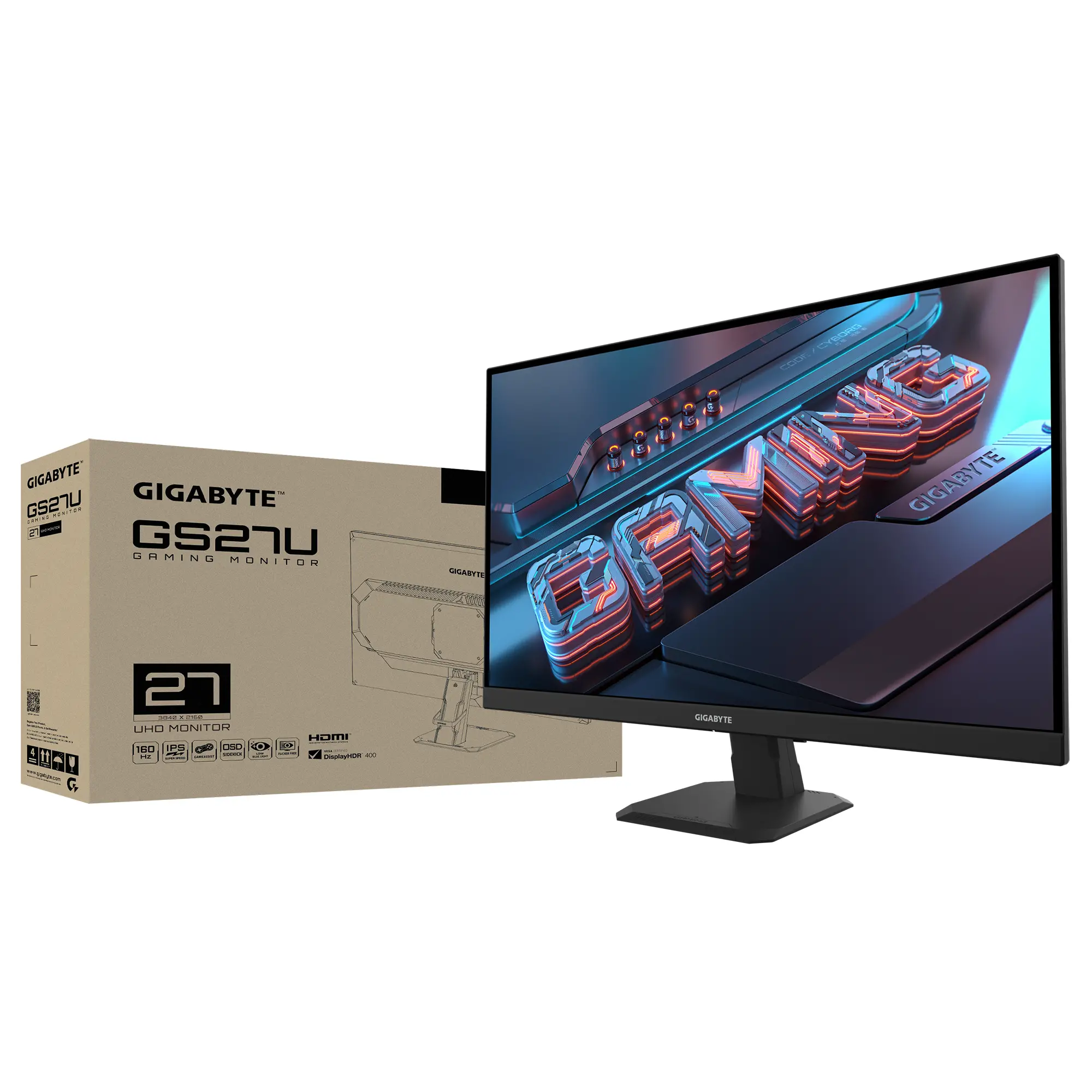 Геймърски Монитор Gigabyte GS27U 27" IPS UHD(3840x2160), 160Hz, 1 ms - image 10