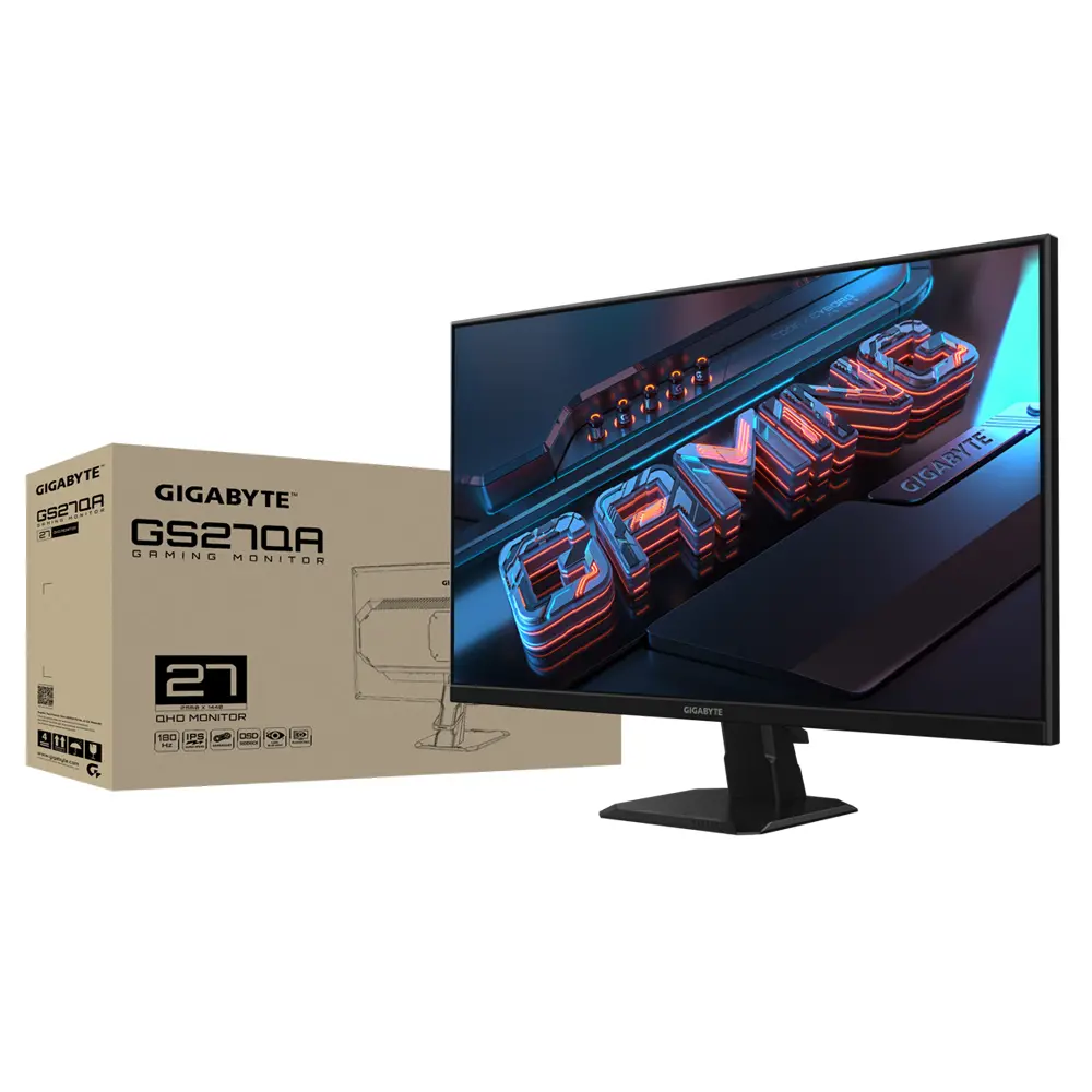 Геймърски Монитор Gigabyte GS27QA 27" SS-IPS QHD(2560x1440), 180Hz, 1ms - image 7