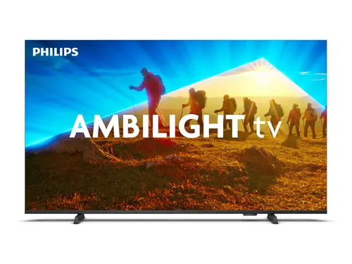 Телевизор, Philips 50PUS8009/12, 50" 4K UHD LED, 3840x2160, DVB-T/T2/T2-HD/C/S/S2, 60Hz, Ambilight 3, Pixel Precise UHD, HDR+, Titan OS, Dolby Atmos, VRR, 3*HDMI, 2*USB, 802.11n, 20W RMS, Black