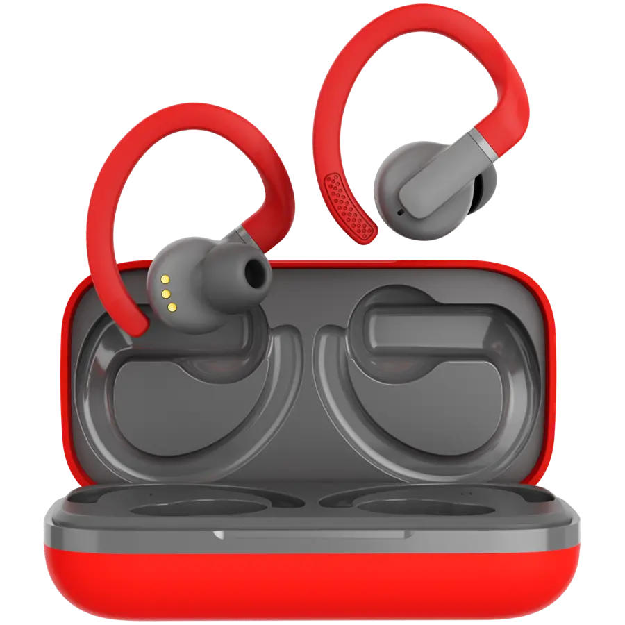 CANYON căști OnRun 11 Sport Wireless charge Roșu