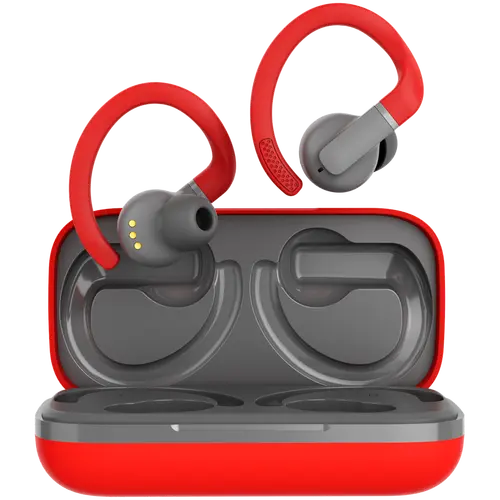 CANYON ακουστικά OnRun 11 Sport Wireless charge Κόκκινο - 1