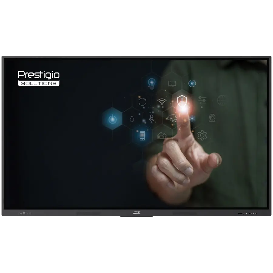 PRESTIGIO SOLUTIONS Multiboard 75" Light Series UHD 4K, Android 13.0, Wi-Fi, 40TP, touch pen