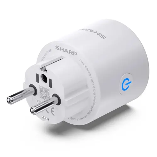 Аксесоар, Sharp SG-PH01EW-1P - WiFi Smart Plug , 802.11 b/g/n (2.4GHz), Child Protection, Google Assistant, Alexa, White