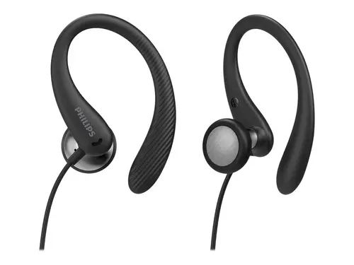 PHILIPS Спортни слушалки за поставяне в ушите с микрофон черни 15 мм мембрани отворен гръб - image 4