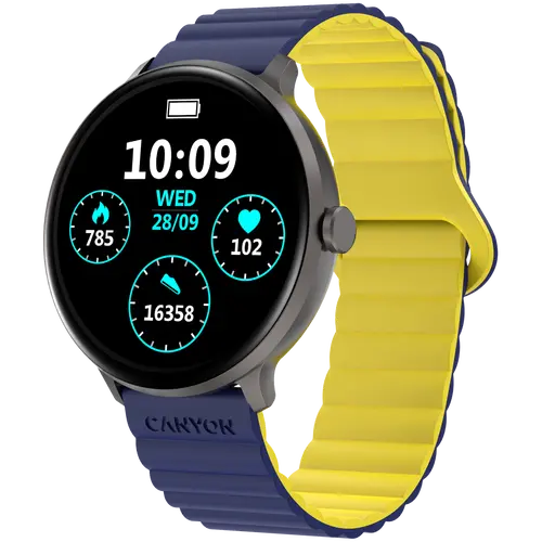 CANYON smart watch Jacky SW-69 Μπλε Κίτρινο - 2