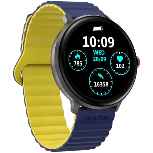 CANYON smart watch Jacky SW-69 Μπλε Κίτρινο - 3