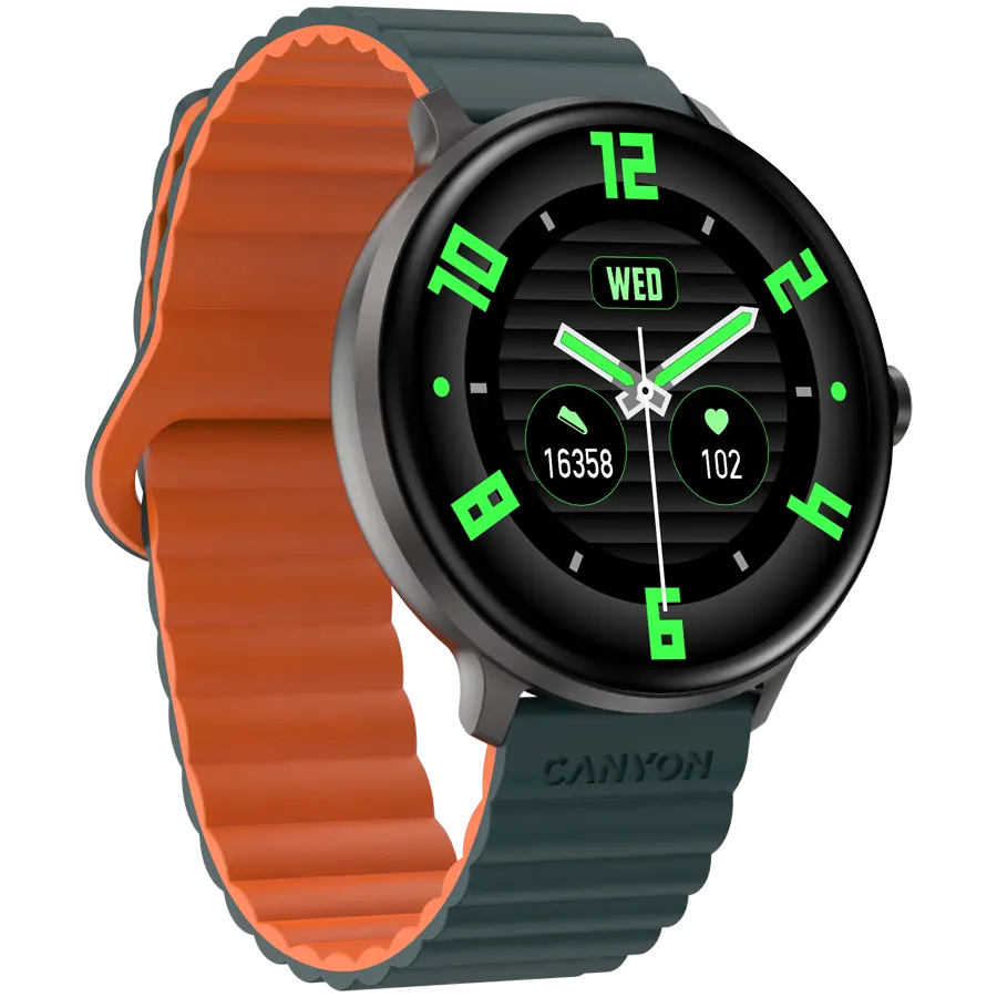 CANYON smart watch Jacky SW-69 Green Orange - image 2