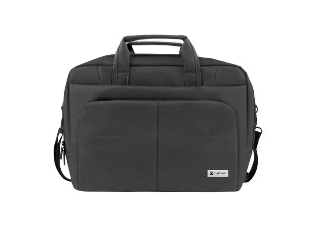 Чанта, Natec laptop bag GAZELLE 15.6" - 16" Black
