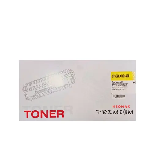 УНИВЕРСАЛНА КАСЕТА ЗА HP Color LaserJet Enterprise M552/M553/MFP M577/CANON image CLASS LBP 710/712 - HIGH CAPACITY - 0455C001 - CF362X/CRG040HY (CRG-040HY) - Yellow - PN HT-CF362X - NEOMAX