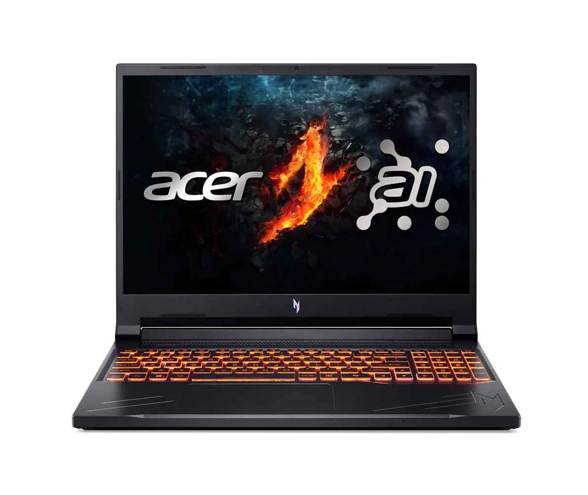 Лаптоп, Acer Nitro 5, ANV16-71-71V9, Intel Core i7-14650HX (up to 5.2GHz, 30MB), 16" FHD IPS up to 165Hz SlimBezel, 16GB DDR5(1 slot free), 1024GB PCIe NVMe SSD, GeForce RTX 4050 6GB GDDR6, Wi-Fi 6 AX201+BT5.1, Killer E2650, HD Cam, KB Backlight, No OS, Black