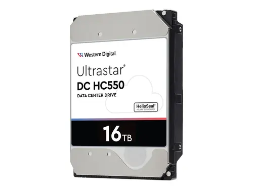WESTERN DIGITAL Ultrastar DC HC550 16TB HDD SATA Ultra 512MB 7200RPM 512E SE NP3 DC HC550 3.5inch Bulk - WUH721816ALE6L4 - image 1