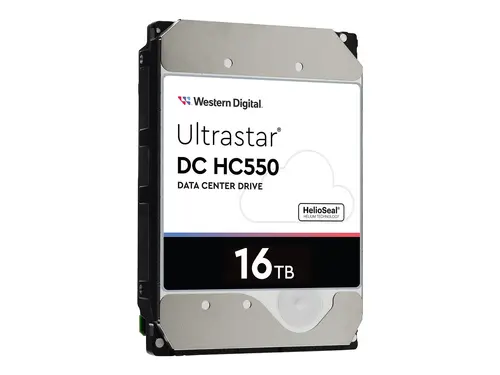 WESTERN DIGITAL Ultrastar DC HC550 16TB HDD SATA Ultra 512MB 7200RPM 512E SE NP3 DC HC550 3.5inch Bulk - WUH721816ALE6L4 - image 2