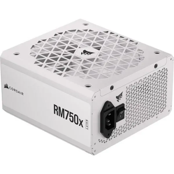 CORSAIR RMx Shift White Series, RM750x Shift White, 750 Watt, 80 PLUS GOLD Certified, Fully Modular - image 1