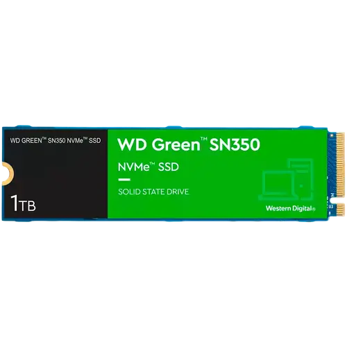 WD Green SN350 NVMe SSD 1TB M.2 2280 PCIe Gen3 8Gb/s