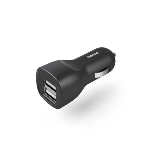HAMA Φορτιστής αυτοκινήτου, 2x USB-A, 12 W, 201636 - 1