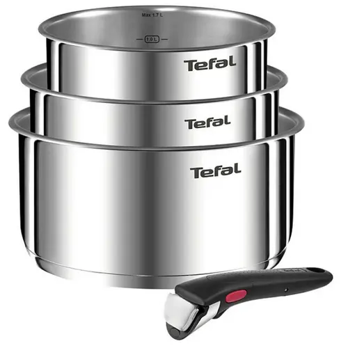 Комплект тигани и тенджери, Tefal L8964S44 SET 4PCS ING6 EMOTION SS POL GB