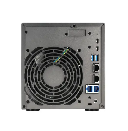 Storage de rețea, Asustor Lockerstor 4 Gen3 AS6804T 4 Bay NAS, AMD Ryzen Embedded Quad-Core 2.3GHz (burst până la 3.8GHz), 2 porturi USB 4, 2 porturi - 6