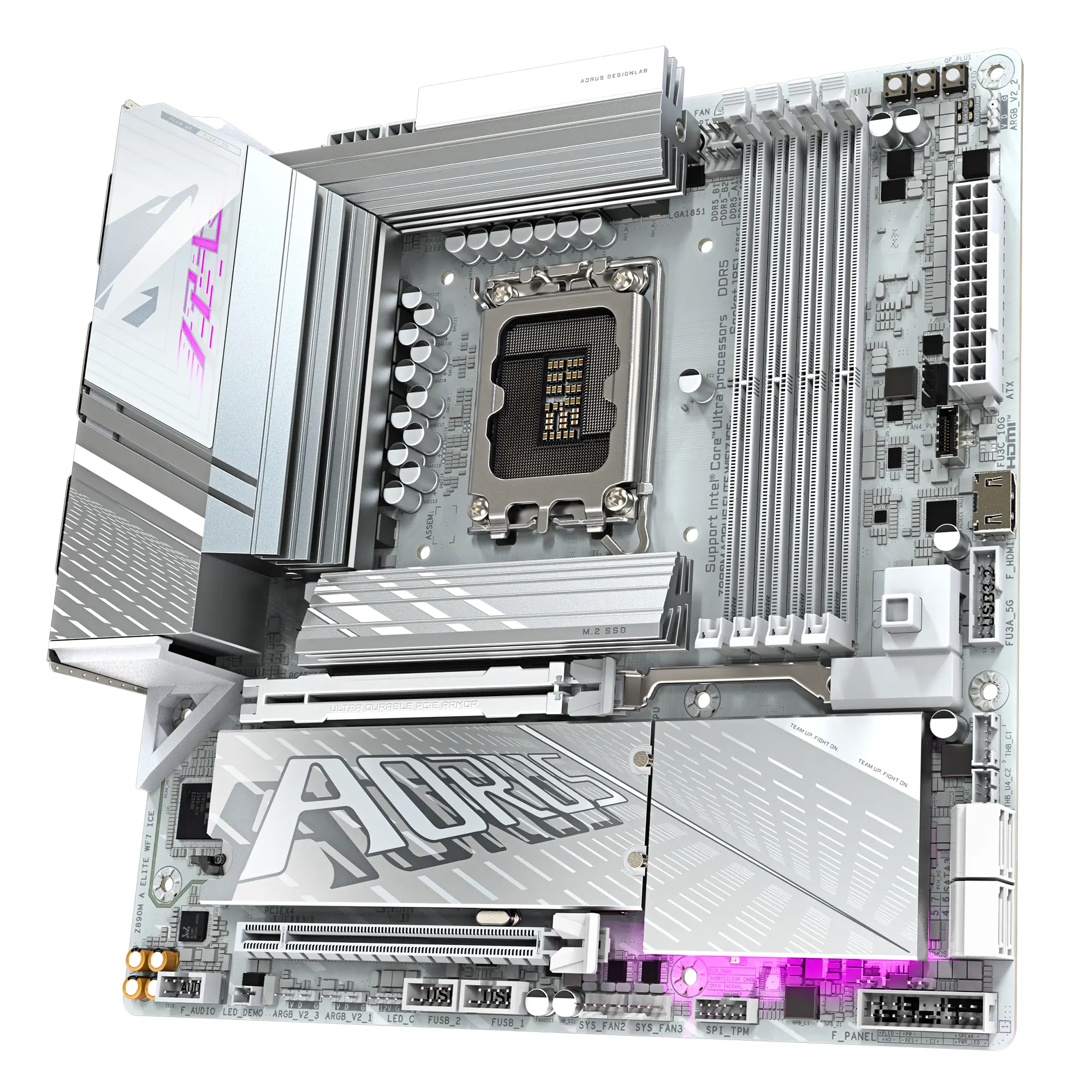 Дънна платка GIGABYTE Z890M AORUS ELITE WIFI 7 ICE, LGA 1851 - image 2