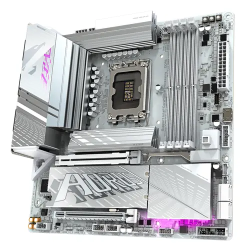 Дънна платка GIGABYTE Z890M AORUS ELITE WIFI 7 ICE, LGA 1851 - image 2