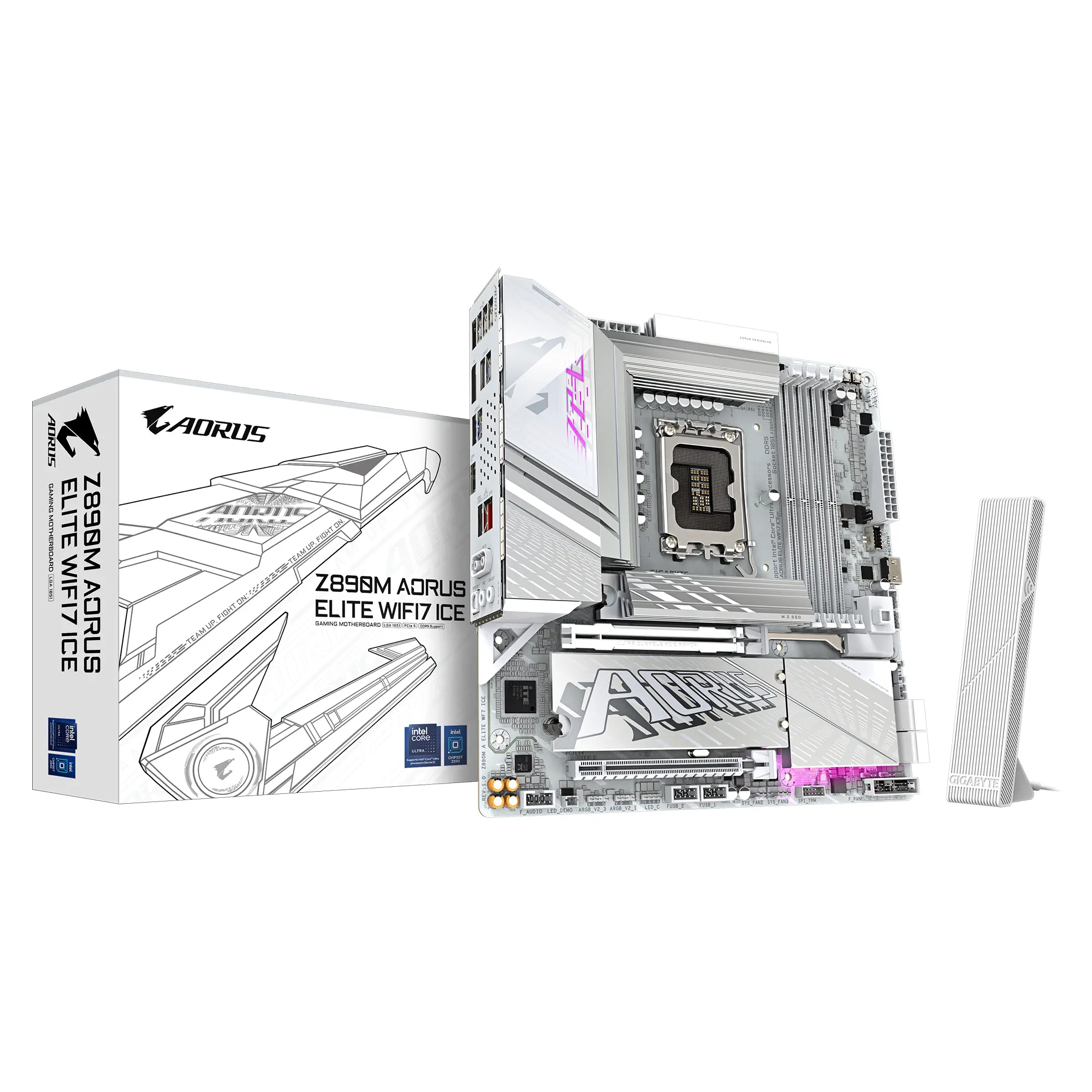 Дънна платка GIGABYTE Z890M AORUS ELITE WIFI 7 ICE, LGA 1851 - image 5