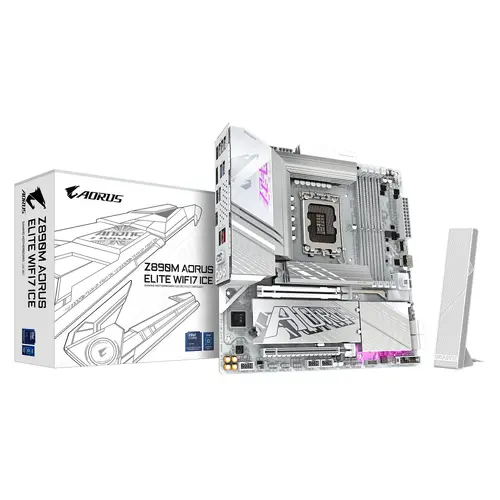 Дънна платка GIGABYTE Z890M AORUS ELITE WIFI 7 ICE, LGA 1851 - image 5