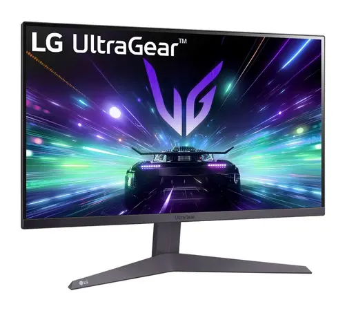 Monitor, LG 24GS50F-B, UltraGear 24" VA, AG, 1ms MBR, 180Hz, 5ms GtG, 3000:1, 250cd/m2, Full HD 1920x1080, HDR10, AMD FreeSync, HDMI, DisplayPort - 3