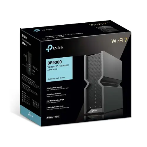Безжичен рутер TP-Link Archer BE550, BE9300, WiFi 7, 5x 2.5GbE,1x USB3.0,6x ант. - image 4