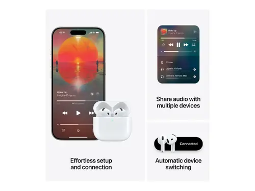 Слушалки, Apple AirPods 4 (USB-C) - image 5
