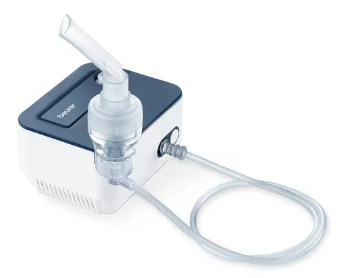 Εισπνευστήρας, Beurer IH 16 Nebuliser; τεχνολογία πεπιεσμένου αέρα; επιστόμιο, ψεκαστήρας φαρμάκων; μάσκες για ενήλικες και παιδιά; ιατροτεχνολογικό - 1