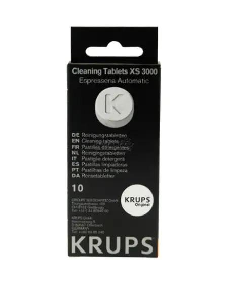 Аксесоар, Krups XS300010, Cleaning tablets espresso machines