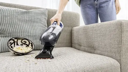 Прахосмукачка, Bosch BBH3K2800, Cordless Handstick Vacuum cleaner 2 in 1 Flexxo Gen2, Serie 4, 28V, 82 dB(A), AllFloor Power Brush with LEDs, built-in accessories, Blue - image 2