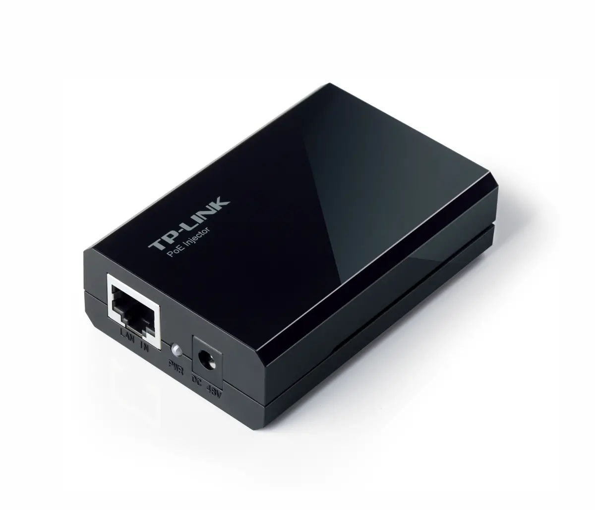 TP-Link POE150S Omada PoE Injector, 2× 10/100/1000Mbps RJ45 Port, IEEE 802.3af compliant, 1× 48VDC Power Input Port, Data and power carried over the same cable up to 100 meters, plastic case, Auto-determine the necessary power requirements - image 1