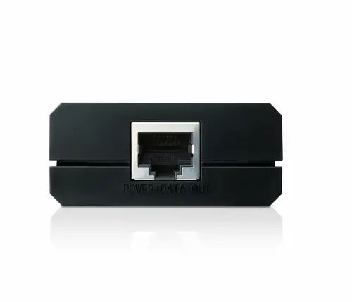TP-Link POE150S Omada PoE Injector, 2× 10/100/1000Mbps RJ45 Port, IEEE 802.3af compliant, 1× 48VDC Power Input Port, Data and power carried over the same cable up to 100 meters, plastic case, Auto-determine the necessary power requirements - image 3