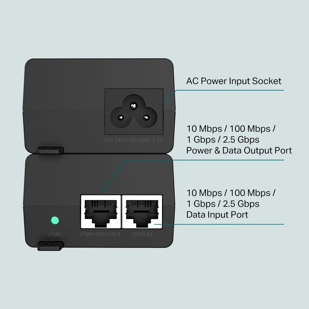 TP-LINK Omada 2.5G PoE+ Injector - image 2