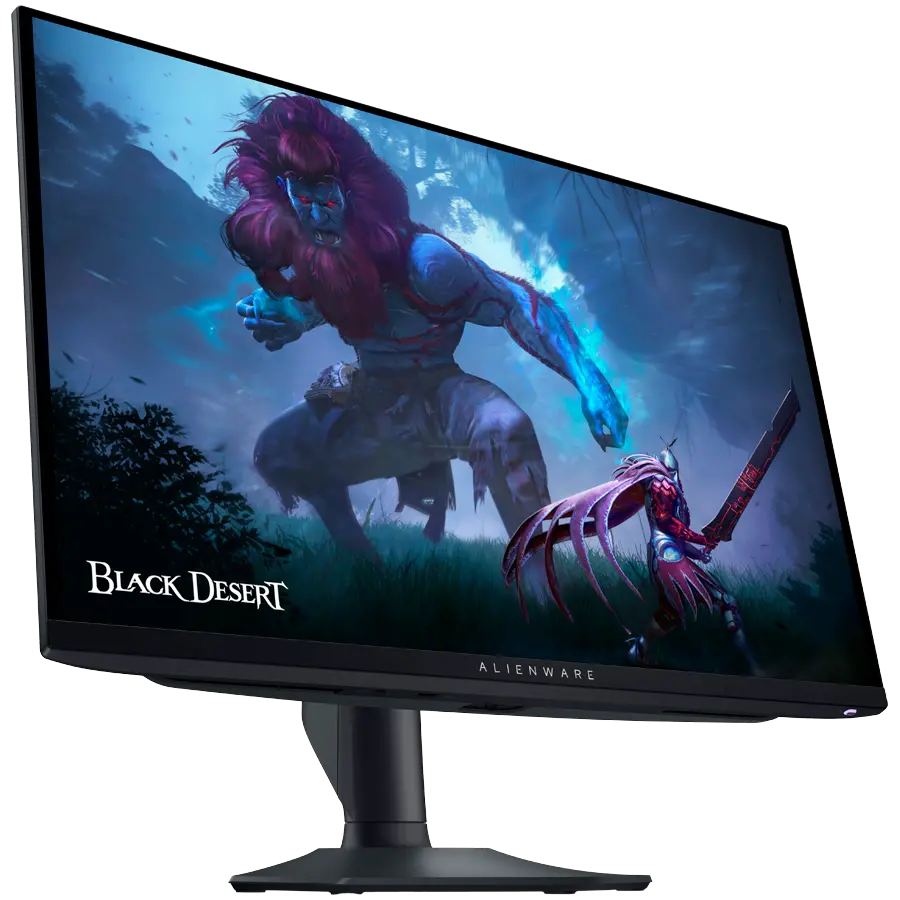 Alienware AW2725DF Gaming Monitor, 27" (26.7") QD OLED QHD 2560x1440 360Hz AG, 1000 cd/m2 (HDR peak), 1.5m:1, 0.03ms, 178/178, 2xDP 1.4, 1xHDMI 2.1, 1xUSB Type-B up, 3xUSB Type-A down, 1xUSB Type-C down, AMD FreeSync, Height, Tilt, Swivel, Pivot, 3Y - image 1