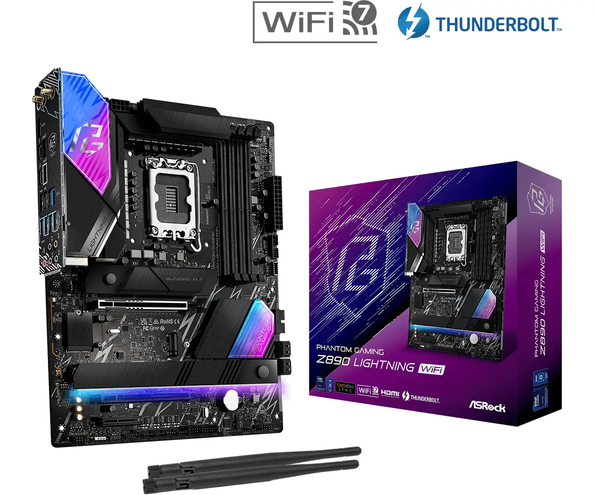ASROCK Z890 Lightning WiFi ATX LGA1851 DDR5 - image 4