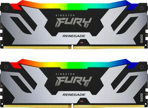Kingston 64GB 6400MT/s DDR5 CL32 DIMM (Kit of 2) FURY Renegade RGB XMP