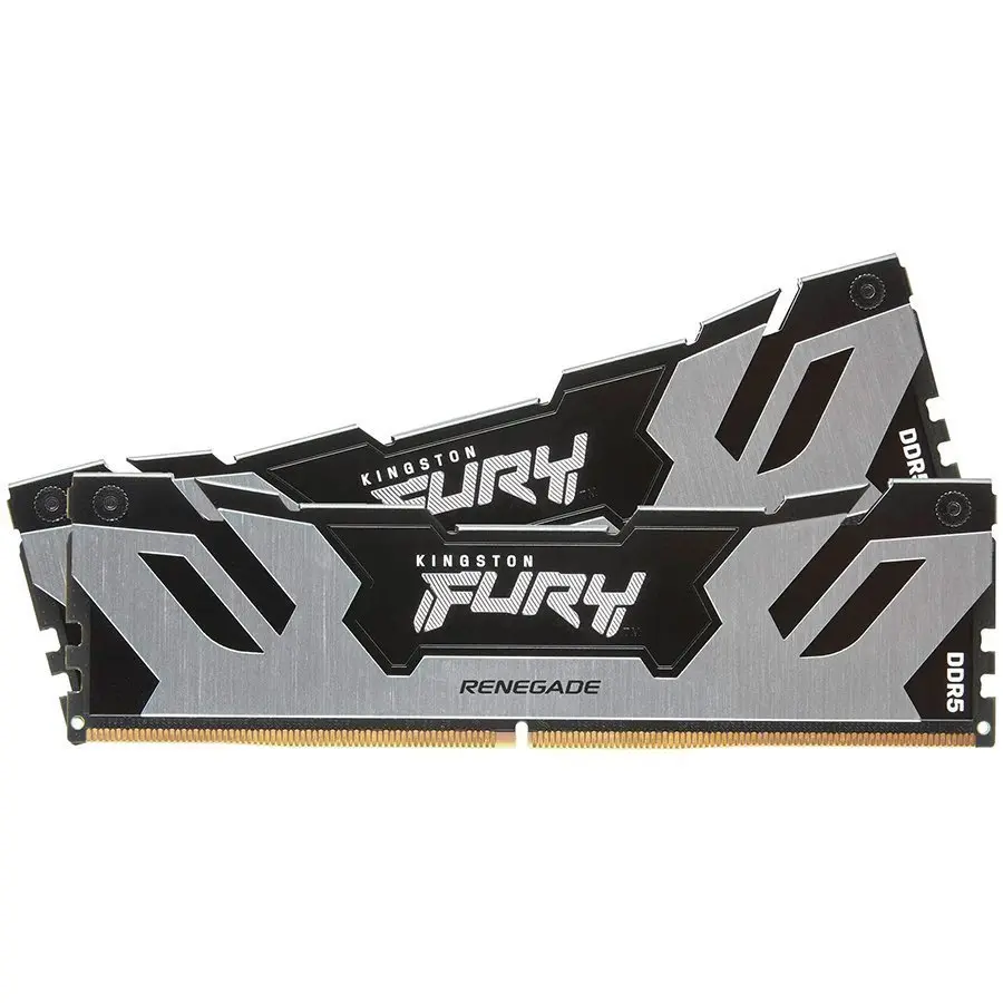 Kingston 64GB 6400MT/s DDR5 CL32 DIMM (Kit of 2) FURY Renegade Silver XMP