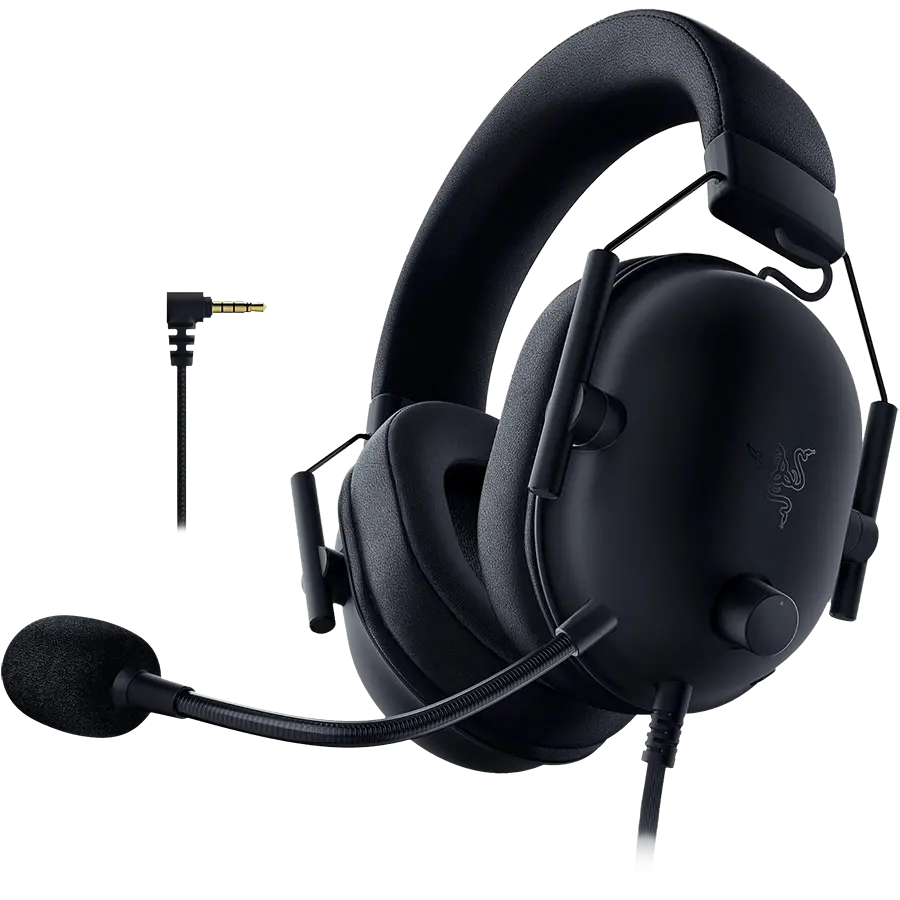 Razer BlackShark V2 X For PlayStation, Wired Console Headset, Black, Tri-Force Drivers 50", Hyperclear Cardoid Mic, leatherette ear cushions for a plush fit and feel - image 2