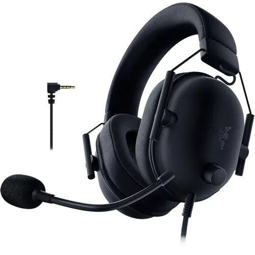 Razer BlackShark V2 X For PlayStation, Wired Console Headset, Black, Tri-Force Drivers 50", Hyperclear Cardoid Mic, leatherette ear cushions for a plush fit and feel - image 2