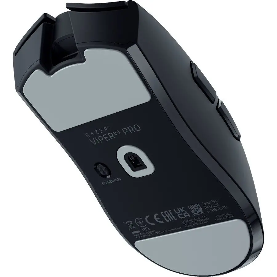 Razer Viper V3 Pro - Black, Gaming mouse, HyperSpeed Wireless, Focus Pro 35K Optical Sensor Gen-2, 35K DPI, Optical Mouse Switches Gen-3, 90-million Clicks, 100% PTFE mouse feet, 54 g (excluding cable and dongle), USB Type A to USB Type C cable - image 3